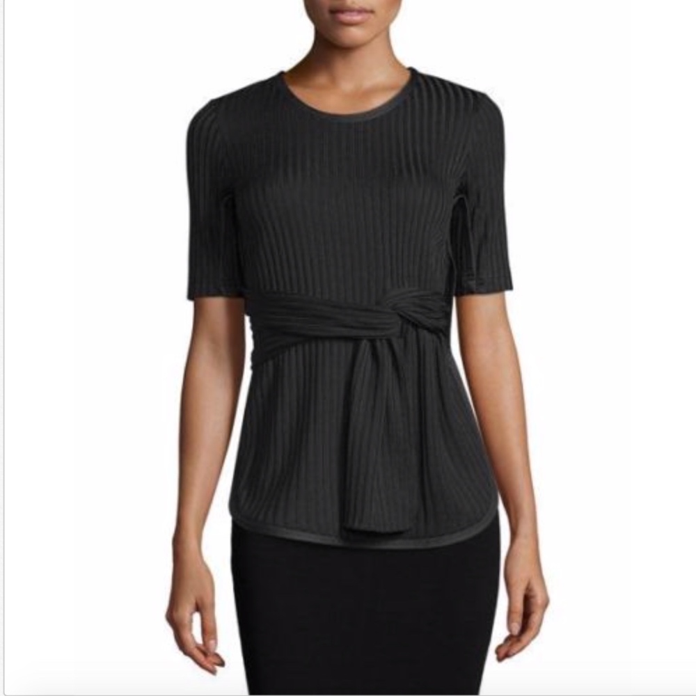 NEW $350 3.1 Phillip Lim‎ Short-Sleeve Ribbed Shirt